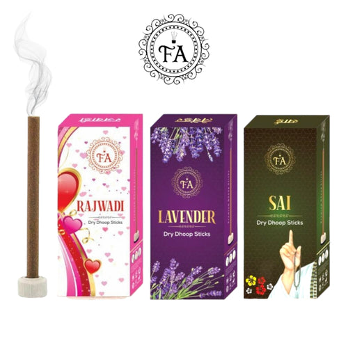Harmony Dhoop Collection - Pack of 3 (Rajwadi, Lavender, Sai)